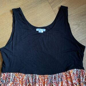 Lucky Brand Size 1X Sleeveless Maxi Dress